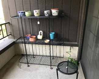 Plant Etagere, Garden Pots