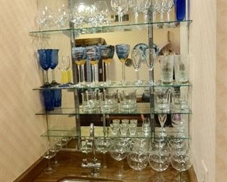 Steven Maslach "Volcano Art" wine glasses