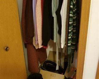 coats, sweaters vaccumes