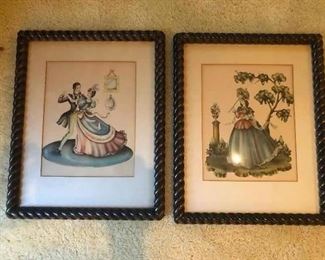 Flora fumes as Annabelle dances with the village bachelor