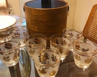 Dean Martin's bar glasses from the Desert Inn complete with DNA on the rims