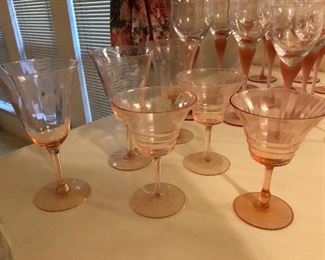 glassware made from frozen grapefruit