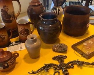 Pottery excavated from under a nearby mall