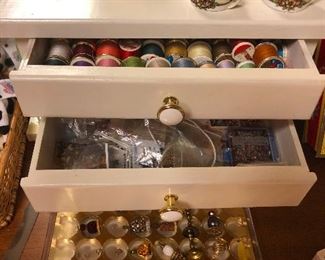 enough thread to choke a raccoon