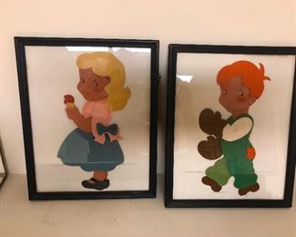 Jack and Jill about to fall down and break their crowns