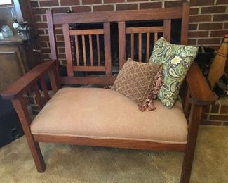 stately loveseat -- no snarky photo captions this sale. They will return with the next one