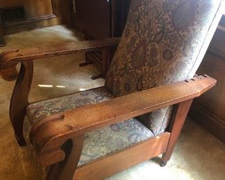 antique adjustable  chair 