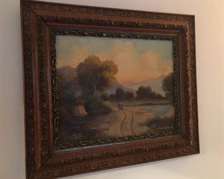 American Hudson Valley Landscape Oil Painting, Elizabeth Mowry