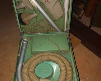 Vintage Hoover Portable Vacuum / All Attachment Included

