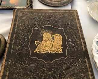 1854 Bible.  There are several old bibles.