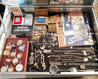 Boy scouts, girl scouts, watch fobs...