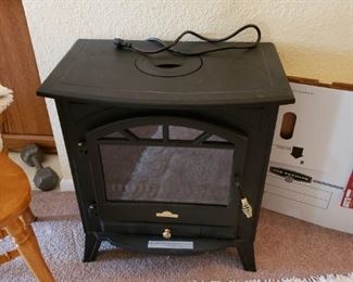 portable fireplace electric
