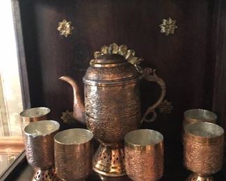 Copper Tea set