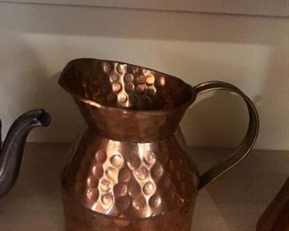 Copper Water pitcher