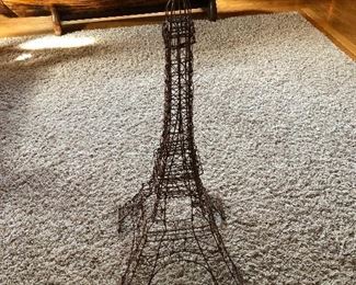 Wire Sculpture of Eiffel Tower