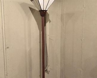 Stained Glass shade floor lamp
