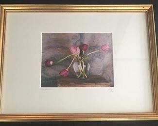 Beautiful Tulip Framed Picture https://ctbids.com/#!/description/share/274899