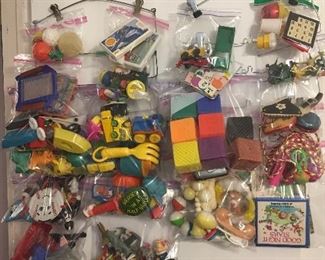 bags and bags of toys