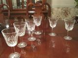 Waterford wine glasses- 6