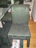 One of 6 parsons chairs