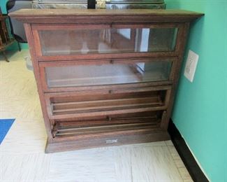 antique cabinet , display case