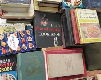 Antique and Vintage Books , cookbooks