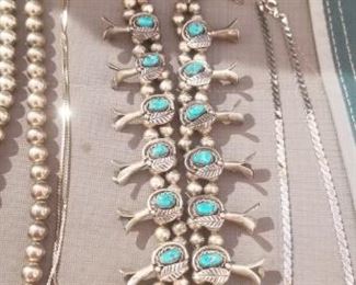 Silver Native American jewelry