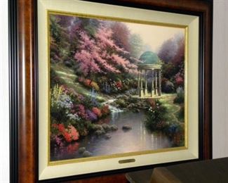 Thomas Kinkade "Pools of Serenity" Signed Limited Edition Canvas