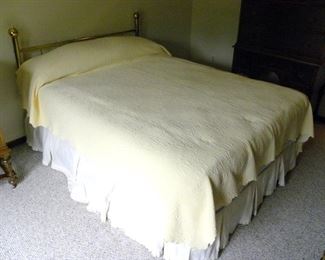 Brass Headboard & Mattress Set