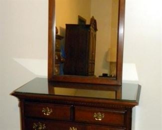 Lexington Furniture Chippendale Style Chest W/ Mirror