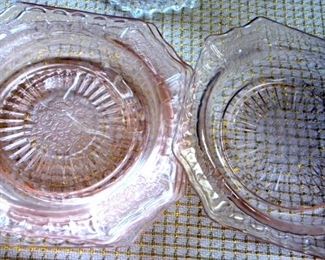 Pink Depression Glass