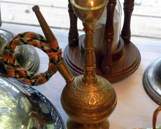Indian Brass Hookah