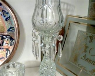 Crystal Hurricane Lamp