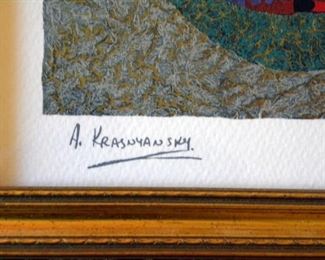 A. Krasnansky Serigraph 