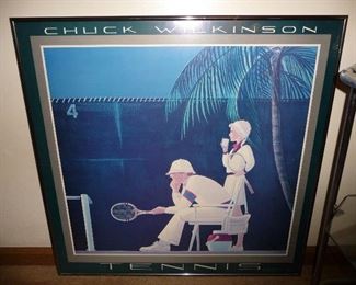 Chuck Wilkinson tennis art