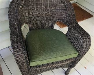 Resin Wicker Chair $ 58.00