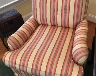 Striped / Upholstered Chair $ 74.00