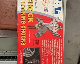 tire locking chocks new in box