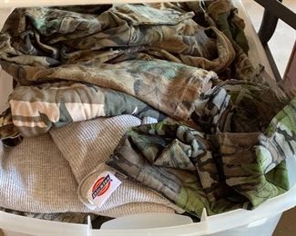 hunting clothes size large and 3xl
