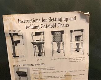 cosco gatefold chair