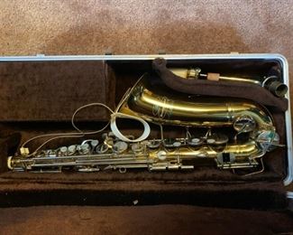 Vintage saxaphone. (one of two)