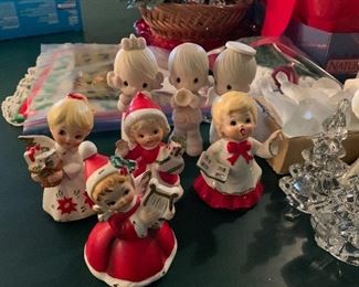 Vintage Christmas figurines 