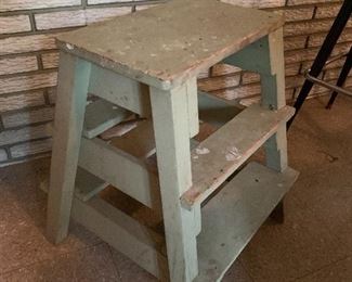 Awesome primitive step stool