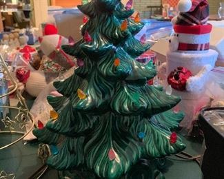 Vintage ceramic Christmas tree