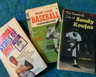 vintage baseball books