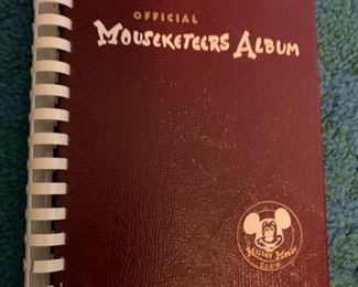 vintage official Mouseketeers album unused