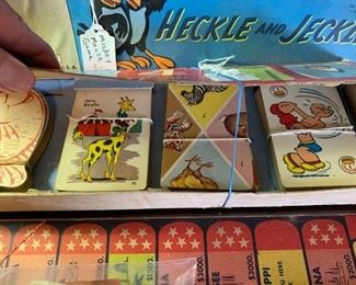 set of vintage card games to include popeye