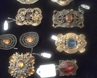 Collection of Victorian buckles