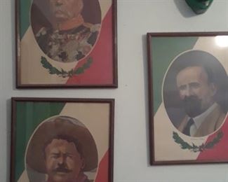 Three important men in Mexico's history.