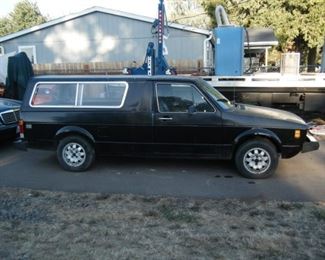 1980 Volkwagen LX Rabbit Pickup With Diesel Engine Manual Trans 145,000 Miles Running ~ Great Project
